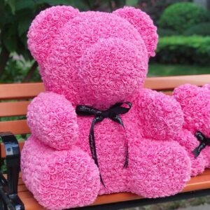 70cm Teddy Bear Artificial Rose Bear Gift for Girlfriend