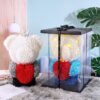 Gradient Eternal Rose Bear 60cm Standing Bear Gift for Daughter Girl Women Birthday