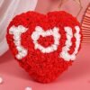PE Rose Heart Gifts Artificial Flower Heart I LOVE U For Women Anniversary