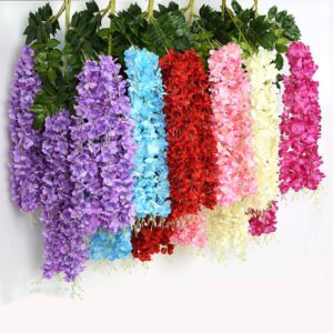 Hanging Decoration Artificial Wisteria Flower for Wedding