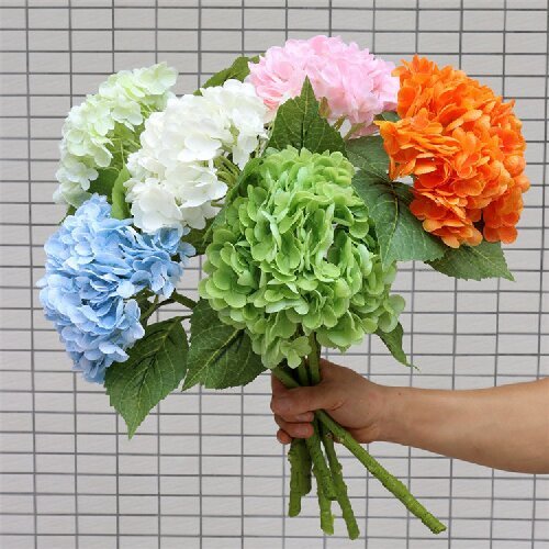 Artificial Hydrangea Flower for Floral Arrangement Wedding