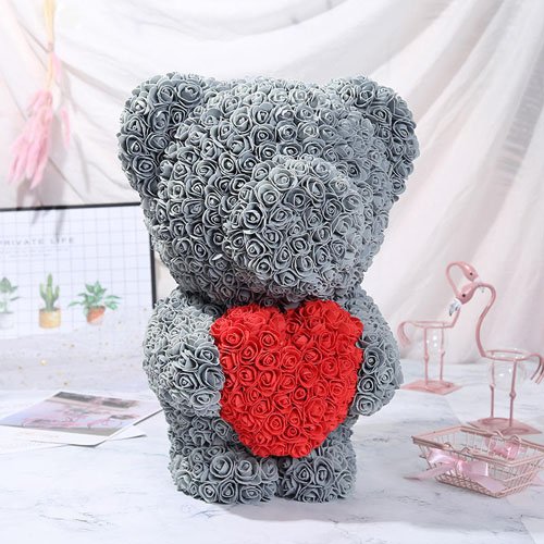 PE Standing Bear with Heart Valentine's Day Gift