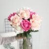 Decorative Real Touch Rose Artificial Flowers For Wedding Home