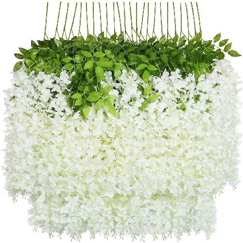 Hanging Decoration Artificial Wisteria Flower for Wedding