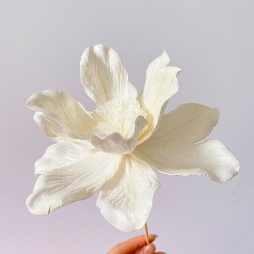 Magnolia Flower Artificial Sola Flowers for Home Decor