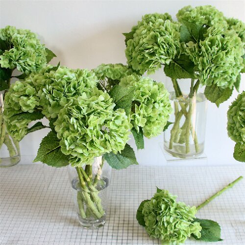 Artificial Hydrangea Flower for Floral Arrangement Wedding