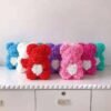 Forever Rose Teddy Bear Artificial Flower Foam Rose