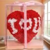 PE Rose Heart Gifts Artificial Flower Heart I LOVE U For Women Anniversary