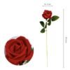 Artificial Single Velvet Roses Flower Real Touch Rose
