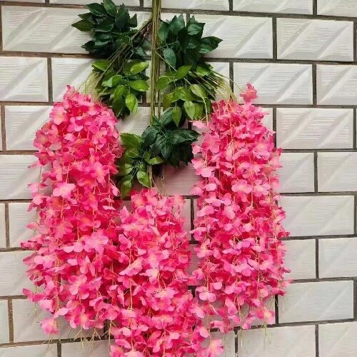 Hanging Decoration Artificial Wisteria Flower for Wedding