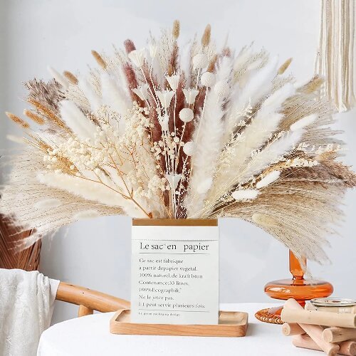 Bohemian Style Pampas Grass Natural Dried Reed for Wedding Home Decor
