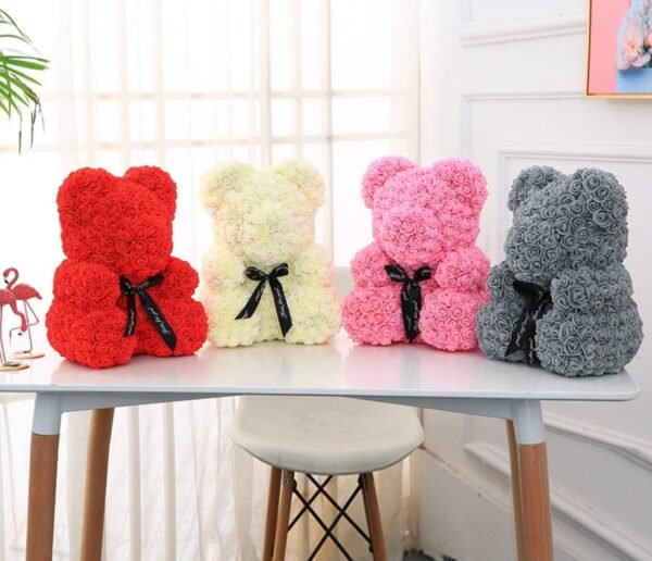 Teddy bear artificial rose bears for Valentine Christmas