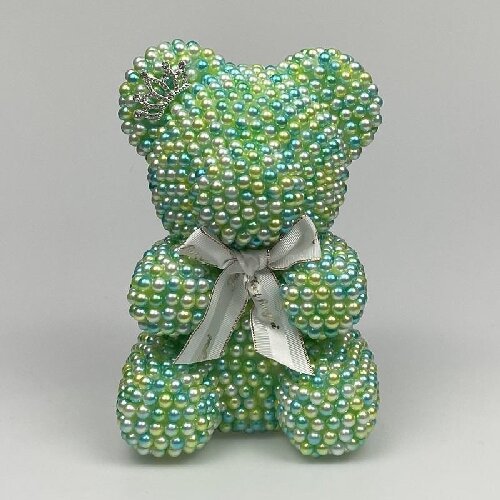 Pearl Bear Rose Teddy Bear Gift for Valentine's Day