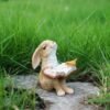 Reading Animal Figurines Fairy for Garden Terrarium
