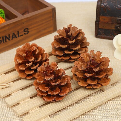 Natural oil pine cones dried flower Christmas decoration