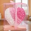 PE Rose Heart Gifts Artificial Flower Heart I LOVE U For Women Anniversary