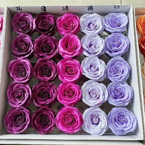 Soap Rose Artificial Decorative Flower Rose Head