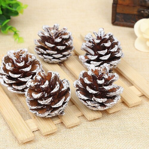 Natural oil pine cones dried flower Christmas decoration