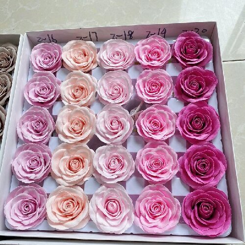 Soap Rose Artificial Decorative Flower Rose Head