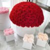 Eternal roses in box forever flower, gift for women