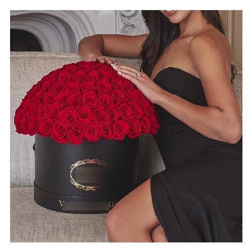 Forever roses dome flowers mushroom, real rose