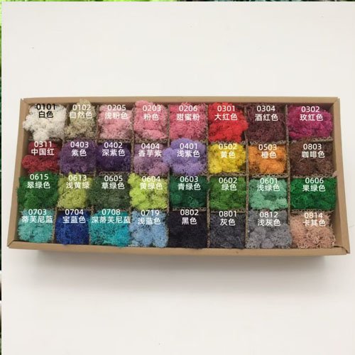 Preserved Moss for Plant Wall Micro-Landscape Decoration DIY Floral Materials Reindeer Moss