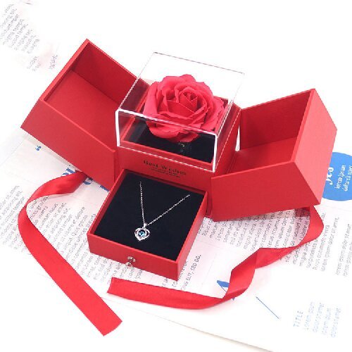 Valentine's Day Gift Eternal Flowers Gift Jewelry Box