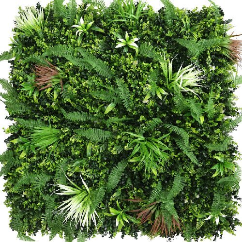 Anti-UV Vertical Garden Decor Faux Plants Boxwood Artificial Grass Wall Panels