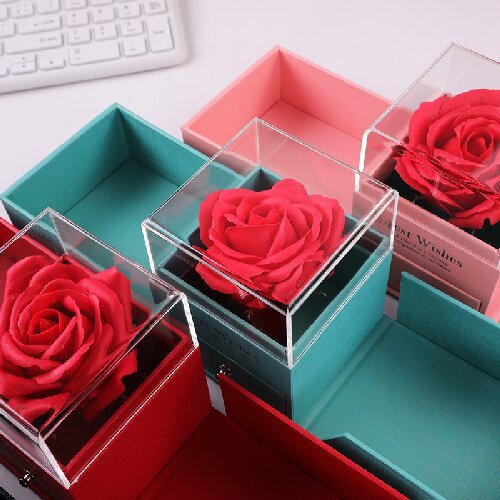Valentine's Day Gift Eternal Flowers Gift Jewelry Box