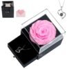 Valentines Day Gift Preserved Roses in Acrylic Box