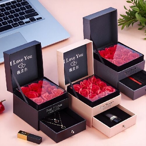 Valentine's Day Gift Forever Rose Soap Flowers Gift