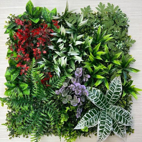 Anti-UV Vertical Garden Decor Faux Plants Boxwood Artificial Grass Wall Panels