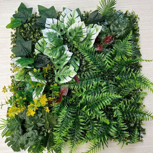 Anti-UV Vertical Garden Decor Faux Plants Boxwood Artificial Grass Wall Panels