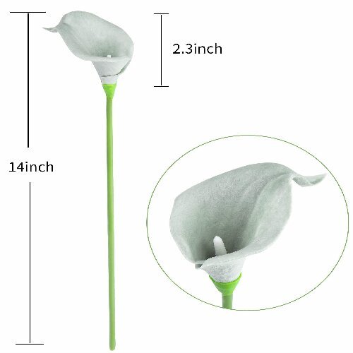 Real Touch Wedding Decoration Calla Lily Artificial Flowers