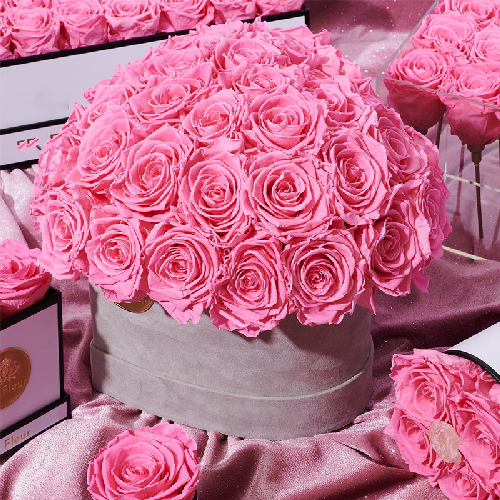 Valentine's Day Gift Forever Rose Floral Fleur Immortal Flower Eternal Preserved Rose Box