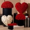 Valentine's Day Gift Forever Rose Floral Fleur Immortal Flower Eternal Preserved Rose Box